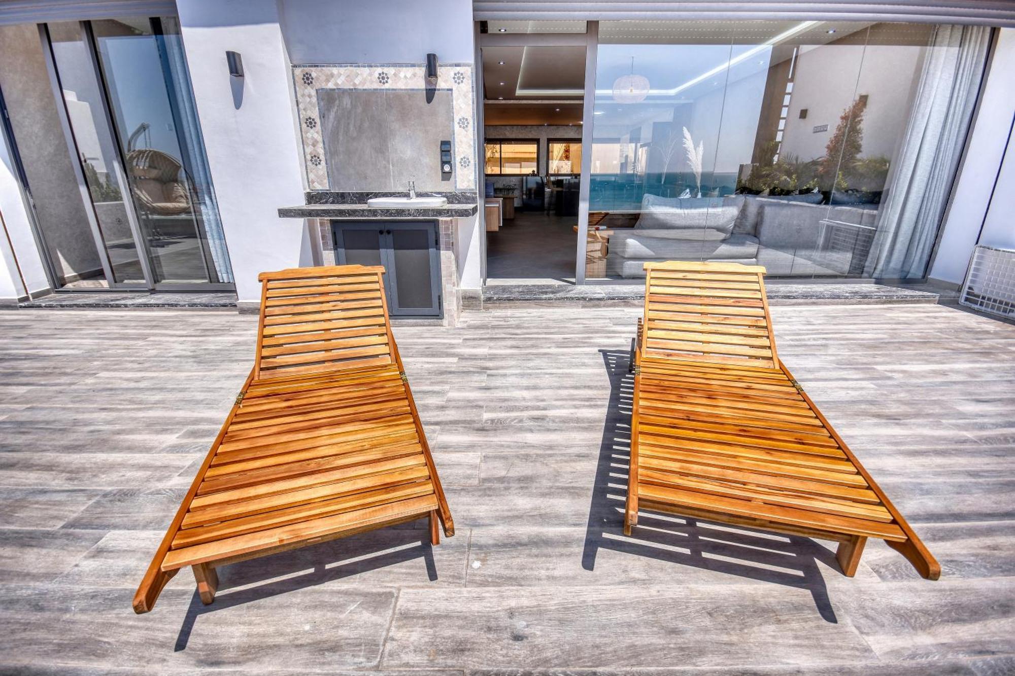 אגאדיר Luxury Seafront Appartement 6-7P מראה חיצוני תמונה