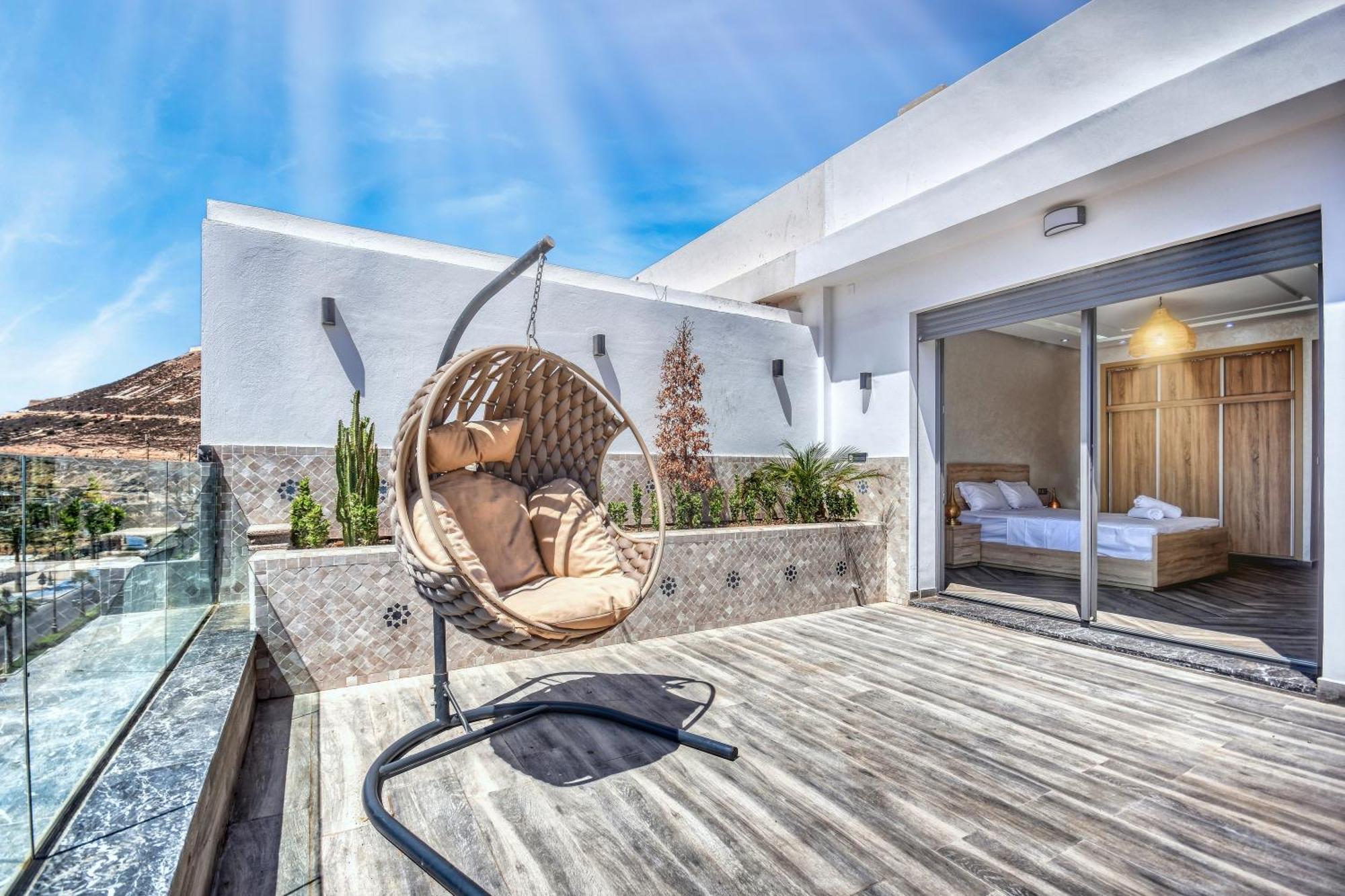 אגאדיר Luxury Seafront Appartement 6-7P מראה חיצוני תמונה